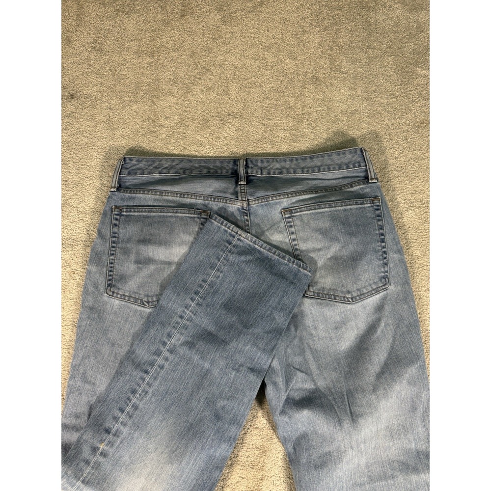 Bonobos Mens The Blue Jeans Size 36 x 32 Straight Leg Stretch‎ Denim
